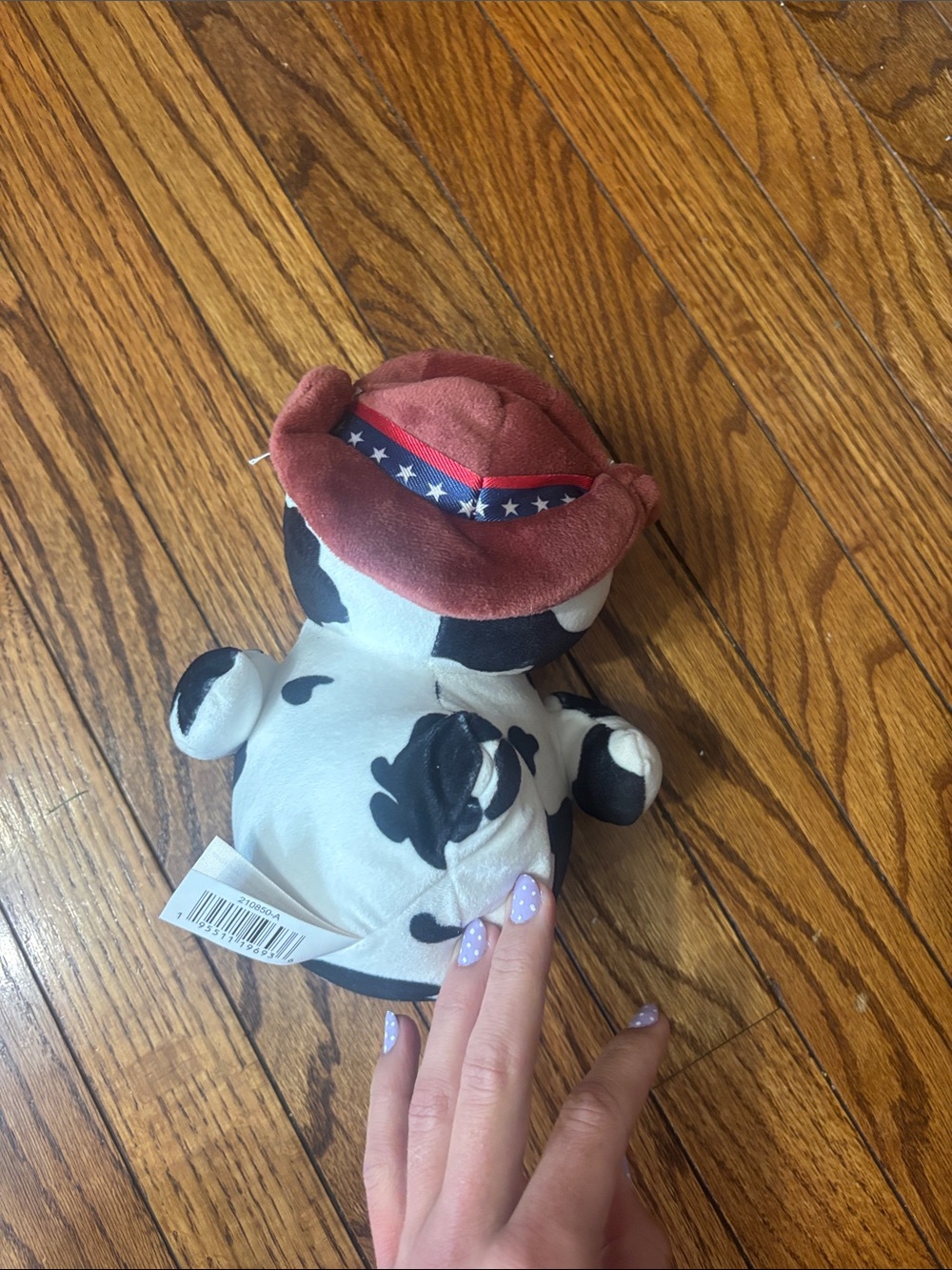 Plush Cow-Pattern Duck - Picture 2 of 2